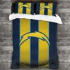 Nfl Los Angeles Chargers Logo Type 318 Bedding Sets Sporty Bedroom Home Decor