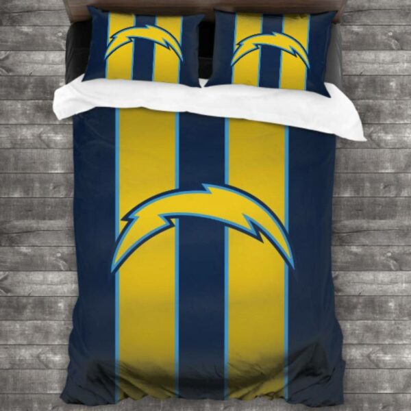 Nfl Los Angeles Chargers Logo Type 318 Bedding Sets Sporty Bedroom Home Decor