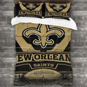 Nfl New Orleans Saints Logo Type 328 Bedding Sets Sporty Bedroom Home Decor