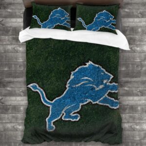 Detroit Lions Logo Type 329 Bedding Sets Sporty Bedroom Home Decor