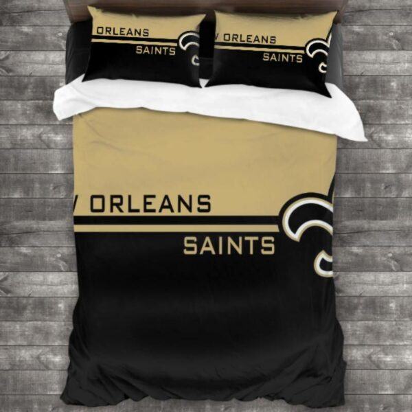 Nfl New Orleans Saints Logo Type 332 Bedding Sets Sporty Bedroom Home Decor