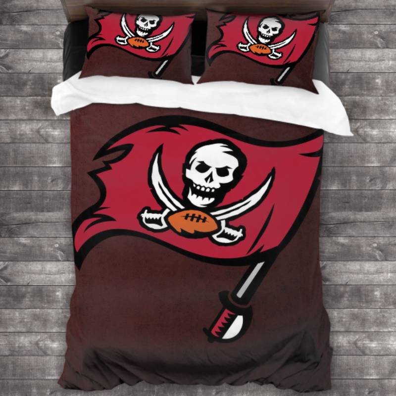 Nfl Tampa Bay Buccaneers Logo Type 335 Bedding Sets Sporty Bedroom Home Decor