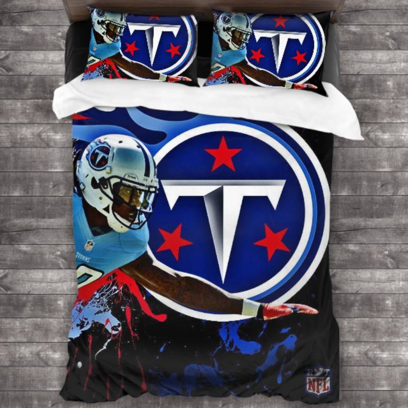 Tennessee Titans Logo Type 345 Bedding Sets Sporty Bedroom Home Decor