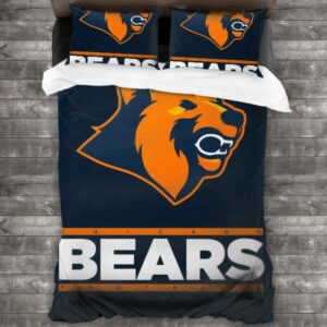 Chicago Bears Logo Type 352 Bedding Sets Sporty Bedroom Home Decor