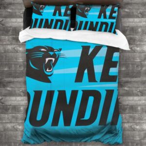 Carolina Panthers Logo Type 358 Bedding Sets Sporty Bedroom Home Decor