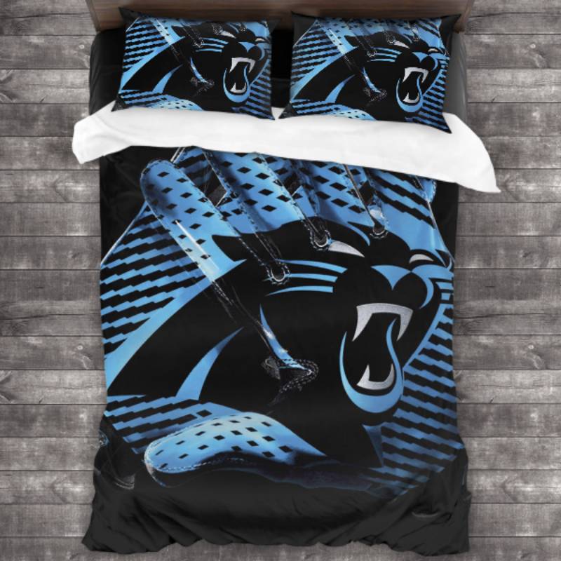 Carolina Panthers Logo Type 363 Bedding Sets Sporty Bedroom Home Decor