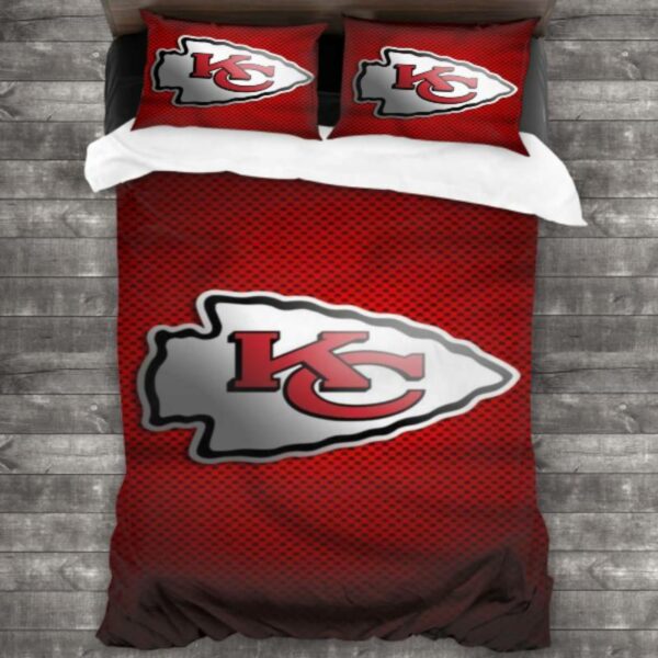 Kansas City Chiefs Logo Type 372 Bedding Sets Sporty Bedroom Home Decor