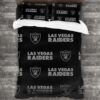 Las Vegas Raiders Logo Type 374 Bedding Sets Sporty Bedroom Home Decor