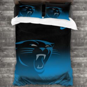 Carolina Panthers Logo Type 386 Bedding Sets Sporty Bedroom Home Decor