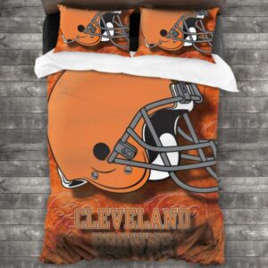 Cleveland Browns Logo Type 387 Bedding Sets Sporty Bedroom Home Decor