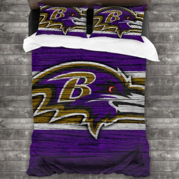 Baltimore Ravens Logo Type 393 Bedding Sets Sporty Bedroom Home Decor