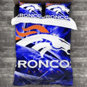 Denver Broncos Logo Type 395 Bedding Sets Sporty Bedroom Home Decor