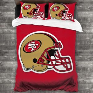 Nfl San Francisco 49Ers Logo Type 440 Bedding Sets Sporty Bedroom Home Decor