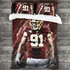 Nfl Washington Redskins Football Team Logo Type 444 Bedding Sets Sporty Bedroom Home Decor