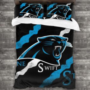 Carolina Panthers Logo Type 463 Bedding Sets Sporty Bedroom Home Decor