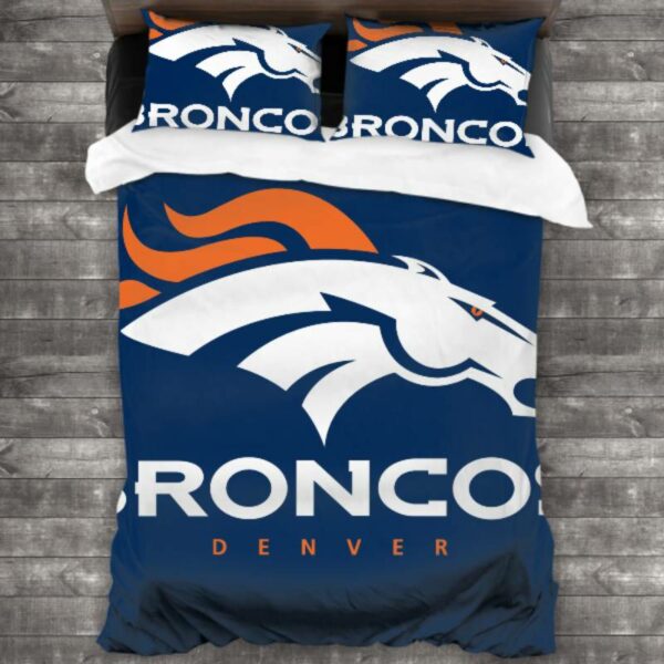 Denver Broncos Logo Type 470 Bedding Sets Sporty Bedroom Home Decor