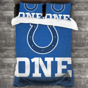 Indianapolis Colts Logo Type 475 Bedding Sets Sporty Bedroom Home Decor