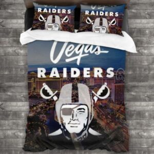 Las Vegas Raiders Logo Type 478 Bedding Sets Sporty Bedroom Home Decor