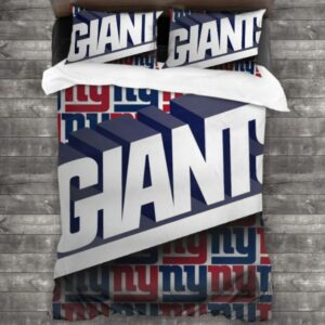 New York Giants Logo Type 481 Bedding Sets Sporty Bedroom Home Decor