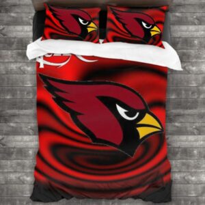 Arizona Cardinals Logo Type 489 Bedding Sets Sporty Bedroom Home Decor