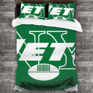 New York Jets Logo Type 493 Bedding Sets Sporty Bedroom Home Decor