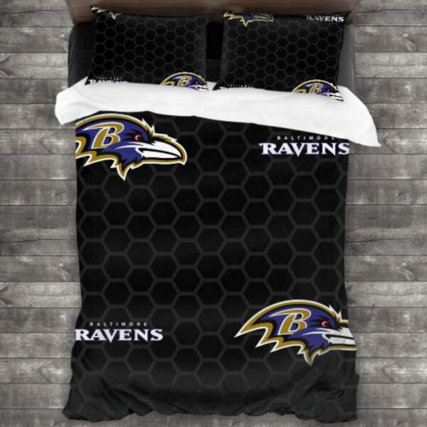 Nfl Baltimore Ravens Logo Type 494 Bedding Sets Sporty Bedroom Home Decor