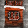 Nfl Cincinnati Bengals Logo Type 496 Bedding Sets Sporty Bedroom Home Decor