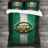 New York Jets Logo Type 500 Bedding Sets Sporty Bedroom Home Decor