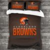 Nfl Cleveland Browns Logo Type 501 Bedding Sets Sporty Bedroom Home Decor