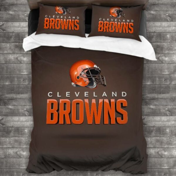 Nfl Cleveland Browns Logo Type 501 Bedding Sets Sporty Bedroom Home Decor