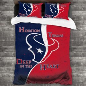 Nfl Houston Texans Logo Type 505 Bedding Sets Sporty Bedroom Home Decor