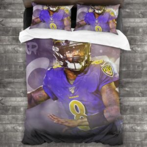 Nfl Baltimore Ravens Logo Type 506 Bedding Sets Sporty Bedroom Home Decor