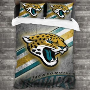 Nfl Jacksonville Jaguars Logo Type 509 Bedding Sets Sporty Bedroom Home Decor