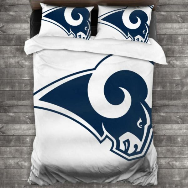 Nfl Los Angeles Rams Logo Type 513 Bedding Sets Sporty Bedroom Home Decor