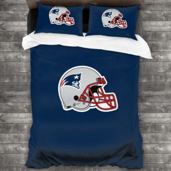 Nfl New England Patriots Logo Type 516 Bedding Sets Sporty Bedroom Home Decor