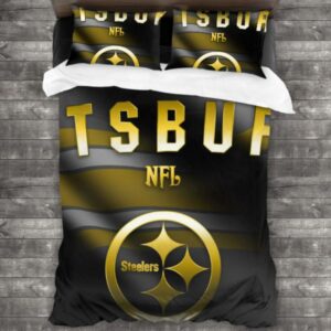 Nfl Pittsburgh Steelers Logo Type 518 Bedding Sets Sporty Bedroom Home Decor