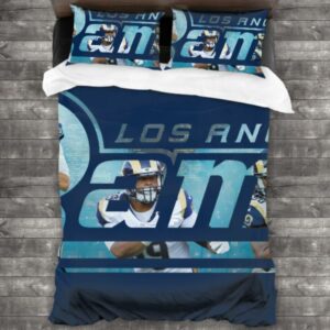 Nfl Los Angeles Rams Logo Type 523 Bedding Sets Sporty Bedroom Home Decor