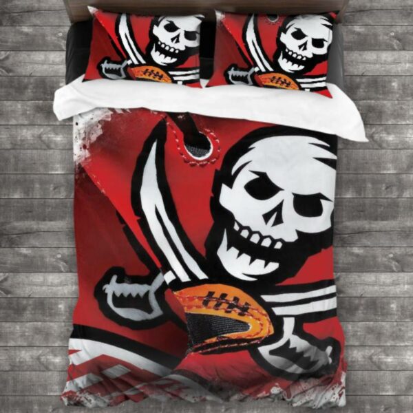 Nfl Tampa Bay Buccaneers Logo Type 524 Bedding Sets Sporty Bedroom Home Decor