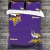 Nfl Minnesota Vikings Logo Type 526 Bedding Sets Sporty Bedroom Home Decor