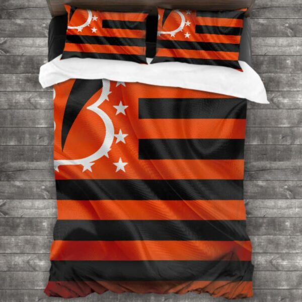 Cincinnati Bengals Logo Type 538 Bedding Sets Sporty Bedroom Home Decor