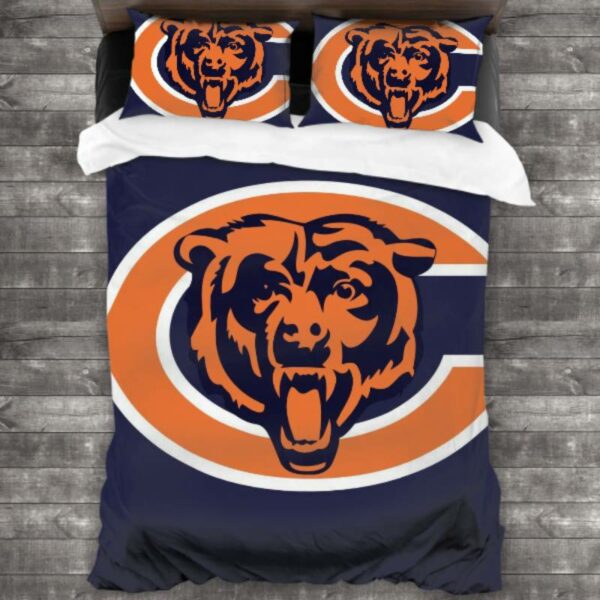 Chicago Bears Logo Type 539 Bedding Sets Sporty Bedroom Home Decor