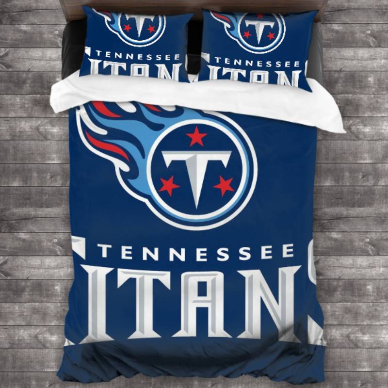 Nfl Tennessee Titans Logo Type 586 Bedding Sets Sporty Bedroom Home Decor