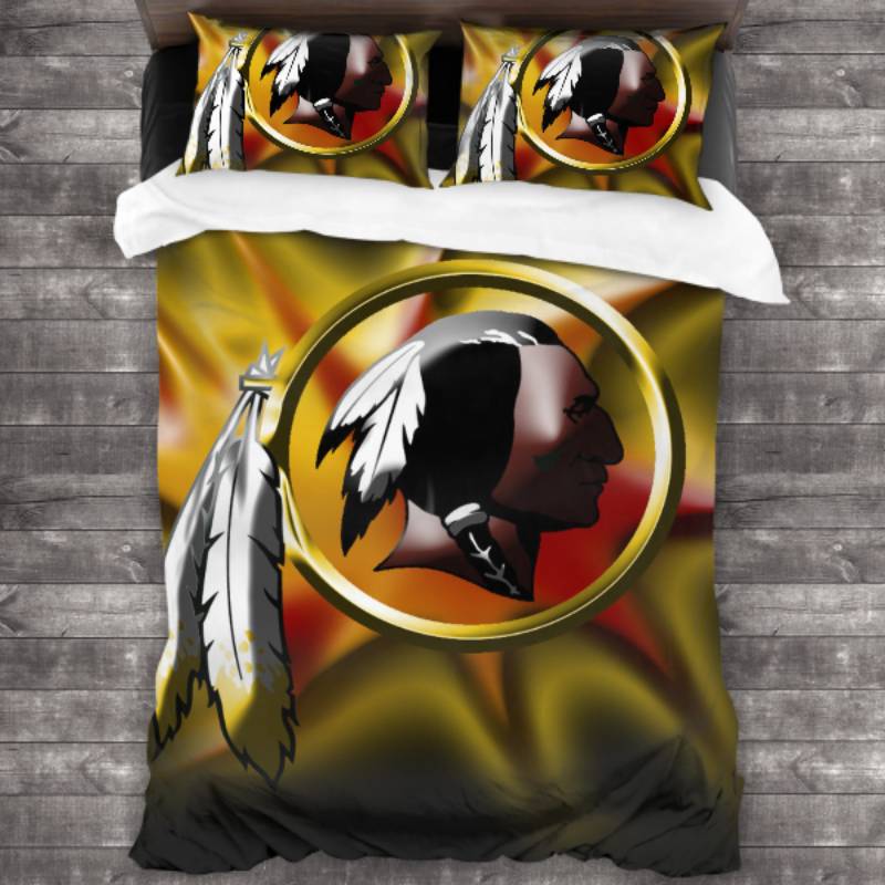 Washington Redskins Football Team Logo Type 590 Bedding Sets Sporty Bedroom Home Decor