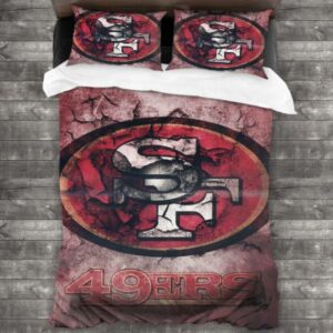 Nfl San Francisco 49Ers Logo Type 594 Bedding Sets Sporty Bedroom Home Decor