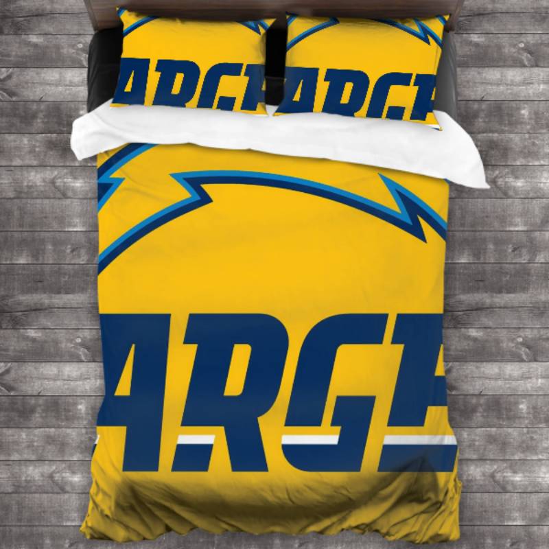 Never Fade Los Angeles Chargers Logo Type 612 Bedding Sets Sporty Bedroom Home Decor