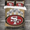 Nfl San Francisco 49Ers Logo Type 728 Bedding Sets Sporty Bedroom Home Decor