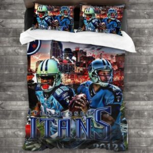 Nfl Tennessee Titans Logo Type 733 Bedding Sets Sporty Bedroom Home Decor