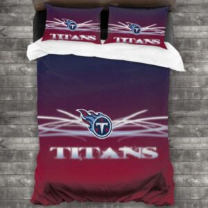 Nfl Tennessee Titans Logo Type 740 Bedding Sets Sporty Bedroom Home Decor