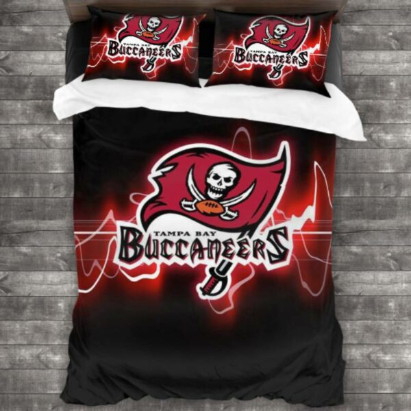 Nfl Tampa Bay Buccaneers Logo Type 742 Bedding Sets Sporty Bedroom Home Decor