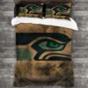 Seattle Seahawks Logo Type 744 Bedding Sets Sporty Bedroom Home Decor